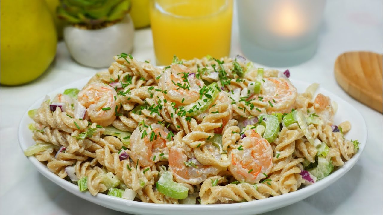 Ensalada De Camarones Con Pasta Una Receta Exquisita Y Saludable Para