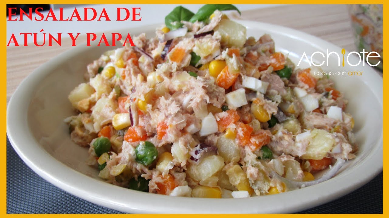 Receta De Ensalada De Papa Con At N Y Huevo Una Opci N Saludable Y