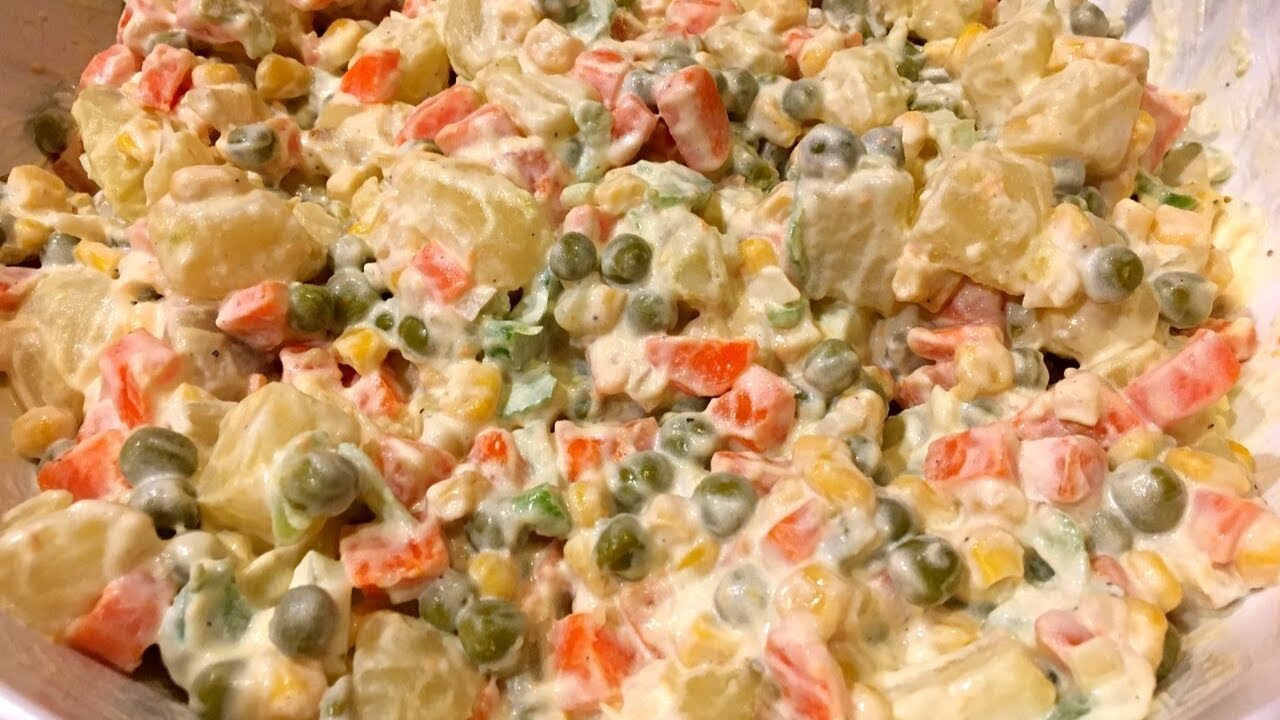 Ensalada De Papa Y Zanahoria Con Mayonesa Una Deliciosa Receta